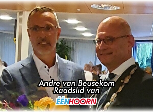 Andre van Beusekom was eerder commissielid van ÉénHoorn maar nu raadslid.